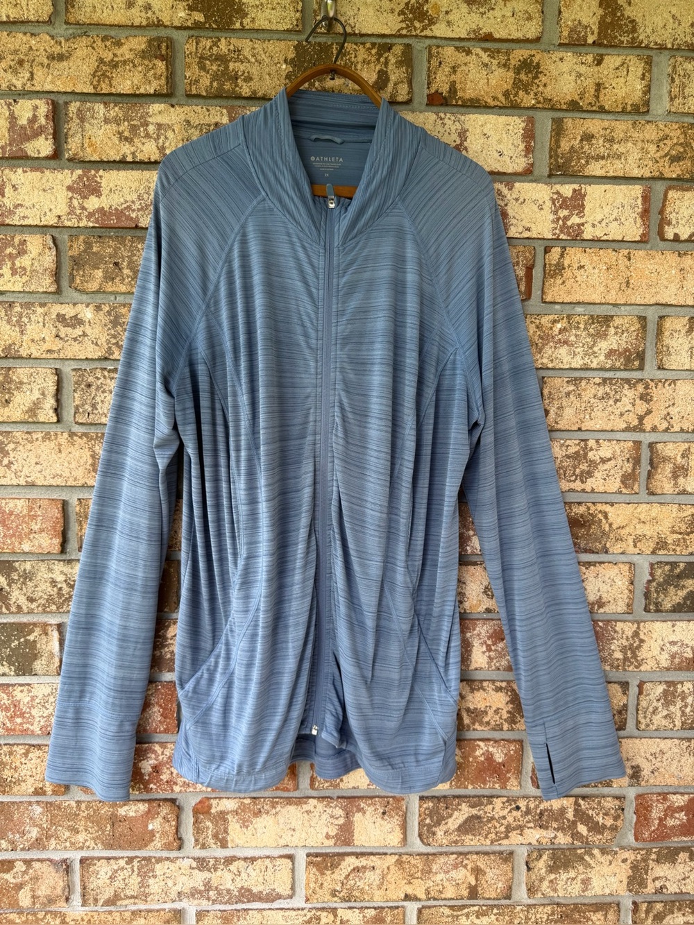 Athleta Pacifica Illume UPF Full Zip Jacket Women’s Size 2X Beautiful!